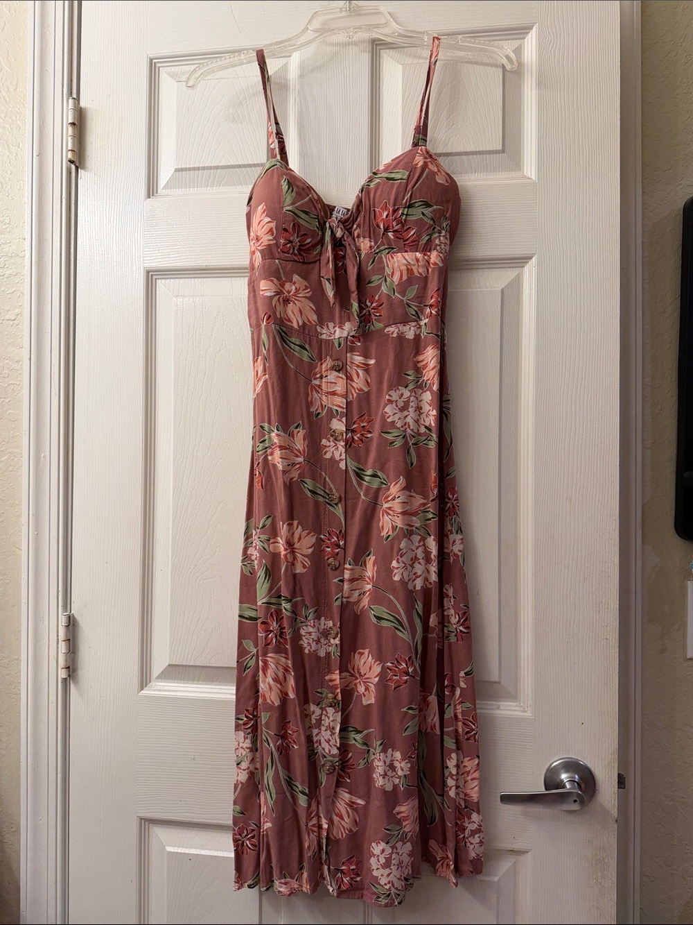 AUW Rose Floral Smocked Blouse
